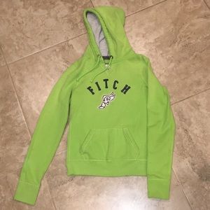 Abercrombie and Fitch, green hoodie